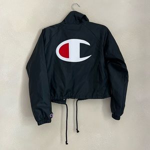 Champion Vintage Style Cropped Windbreaker
